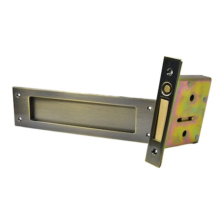 Baldwin Passage Sliding Door Locks Antique Brass PD005.050.PASS